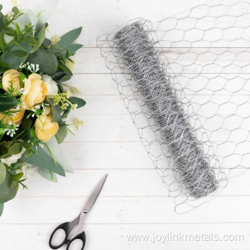 Silver Galvanized Hexagonal Craft Wire Mesh